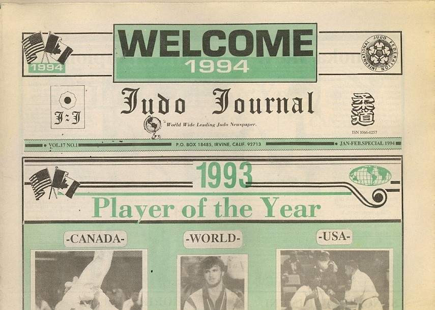 01/94 Judo Journal Newspaper